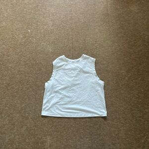 Classic White Sleeveless Top